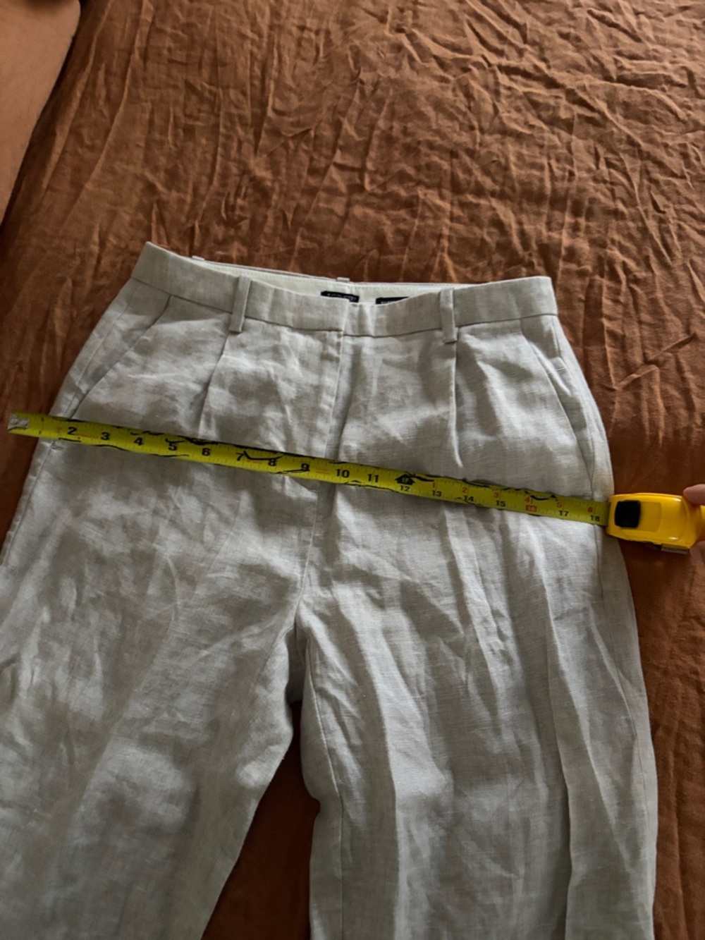J. Crew Cream Wide Leg Pants - Picture 10 of 13